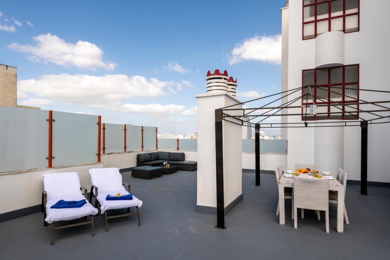 Appartement Luxueux 4 Pieces, Terrasse 120M2 Vue Mer Praia Da Rocha بورتيماو المظهر الخارجي الصورة